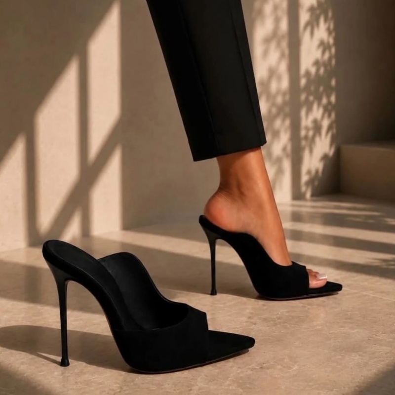 MKKHOU Modische Pumps Neue Hoc – Slip Dress Satin Bewertung und Preis