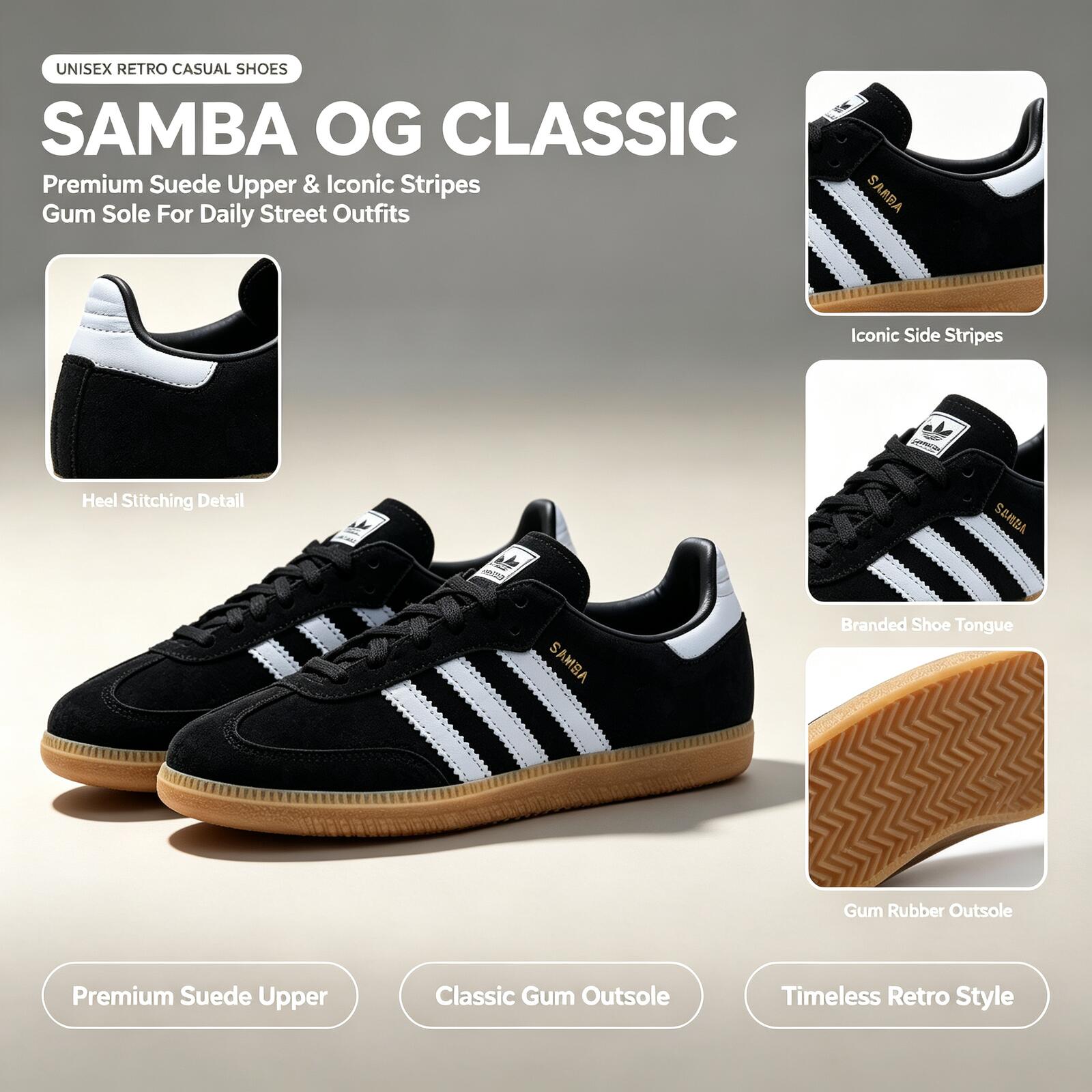 Offizielle Adidas Original SAM – Adidas Shoes Samba Bewertung und Preis